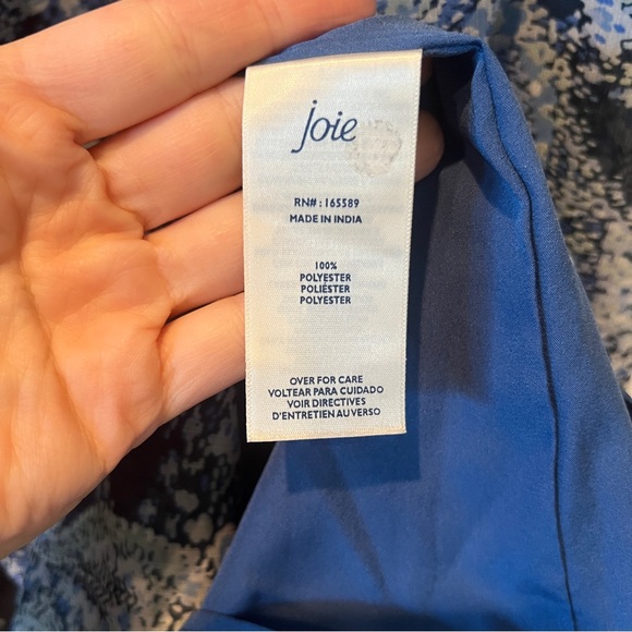 Joie Floral Layered Sheer Sleeve Flowy Dress in Parisian Paisley XL - Picture 9 of 15